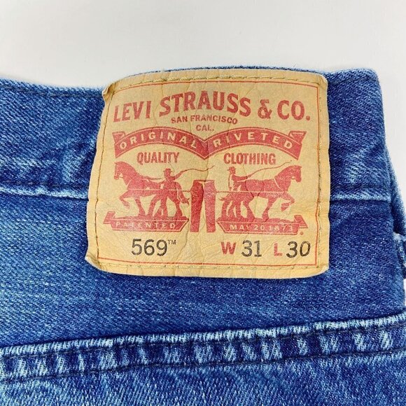 LEVI'S | Distressed Denim Cut-Off Shorts - Picture 7 of 8